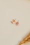 Heliophilia Silver Pendientes de Plata de Ley 925 en Rosa